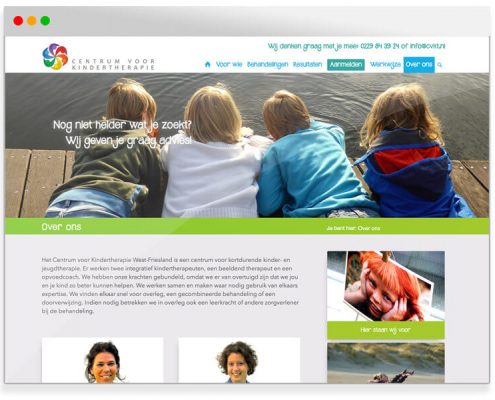 Centrum voor Kindertherapie Hoorn | Webdesigner Hollands Kroon | Project Direct | Webdesign HHollands Kroon | Website bouwen Hollands Kroon | Wordpress Hollands Kroon | Grafische vormgever Hollands Kroon | SEO Hollands Kroon | Hosting | Wordpress training | Logo design Hollands Kroon | SSL Certificaten | Website onderhoud | Timo van Tilburg