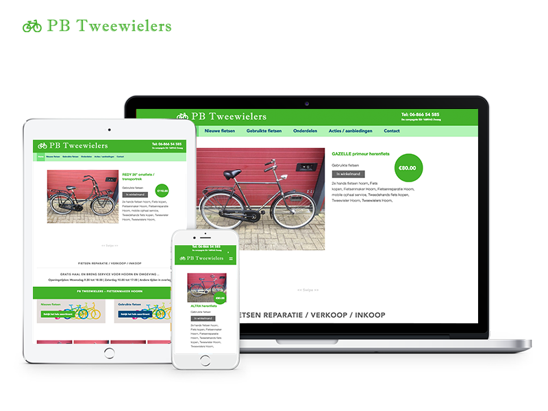 PB Tweewielers | Webdesigner Hollands Kroon | Project Direct | Webdesign HHollands Kroon | Website bouwen Hollands Kroon | Wordpress Hollands Kroon | Grafische vormgever Hollands Kroon | SEO Hollands Kroon | Hosting | Wordpress training | Logo design Hollands Kroon | SSL Certificaten | Website onderhoud | Timo van Tilburg